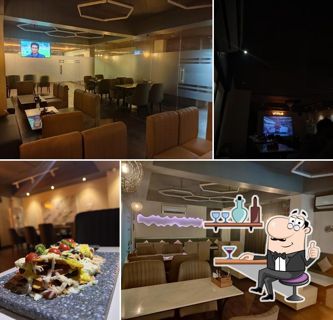The interior of Vintage restaurant and lounge