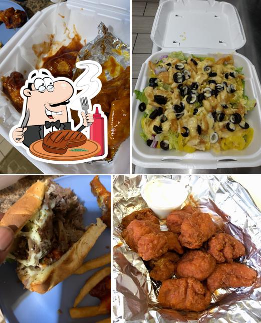 Try out meat dishes at Champ's Pizzeria & Fish Fry