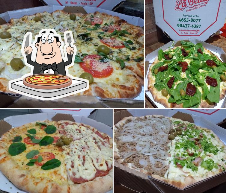 No La Bella Pizza E Esfiha Delivery, você pode degustar pizza