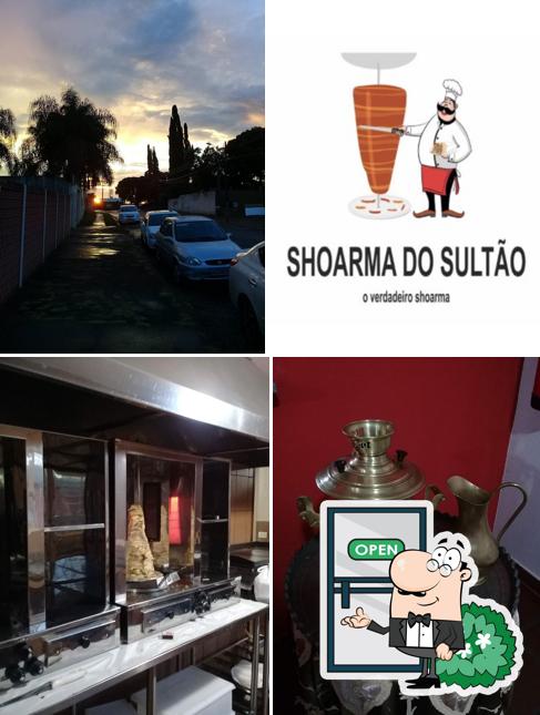 O exterior do Shoarma do Sultão