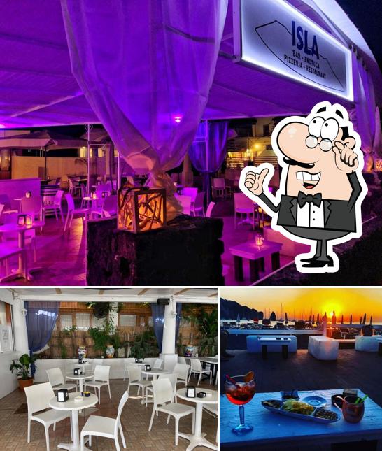 Dai un'occhiata agli interni di ISLA Bar, enoteca, ristorante, pizzeria
