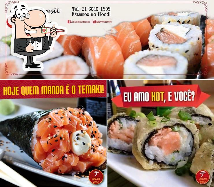 Escolha diversas opções de sushi