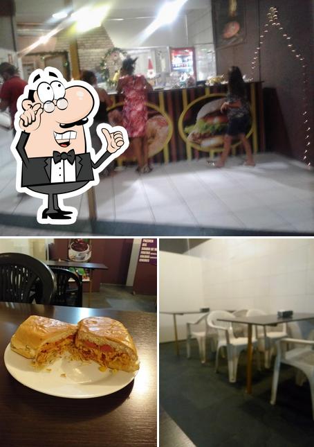 O interior do Pizzaria Saboremio