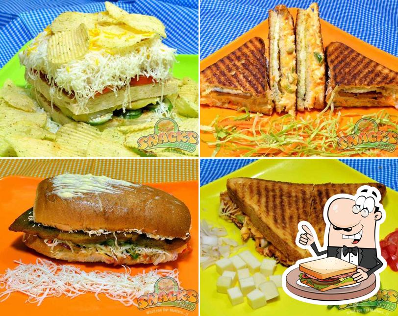 Snacks Center Vada Pav Pizza Burger Sandwich Brownie Fast Food