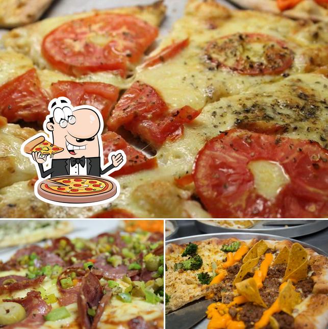 Experimente diferentes estilos de pizza