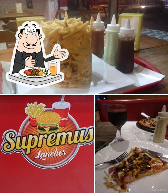 Comida em Supremus lanches