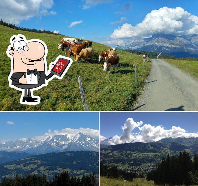 L'extérieur de Face au Mont-Blanc