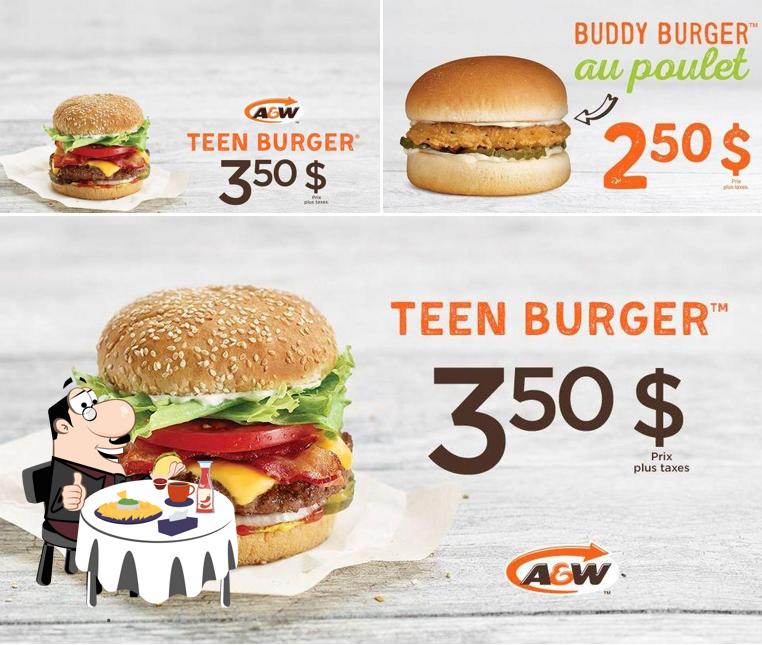 Les hamburgers de A&W Canada will conviendront une grande variété de goûts