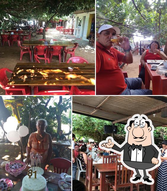 O interior do Carne Assada do Enéas Restaurante e Pizzaria