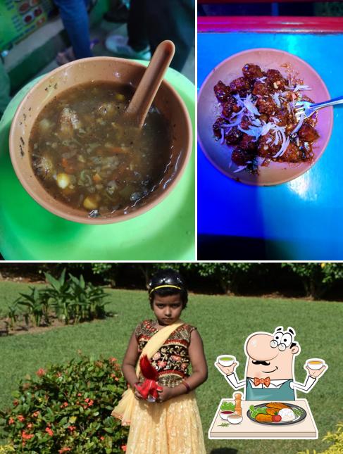 Check out the picture showing food and exterior at Puja Fast Food