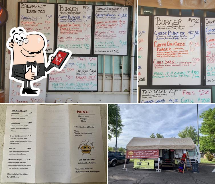 Montezuma Burger Haus in Camp Verde Restaurant menu and reviews