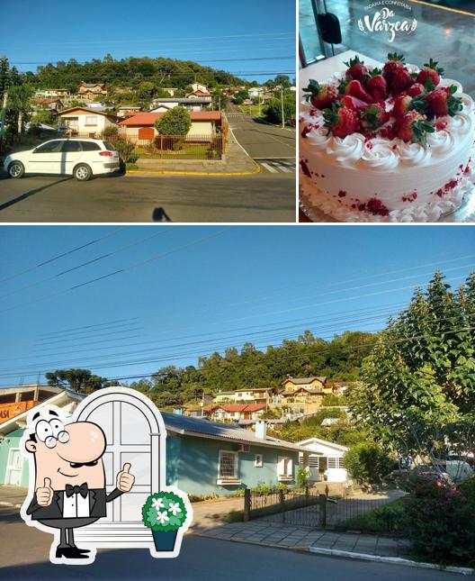 Esta é a foto ilustrando exterior e comida a Padaria Da Várzea