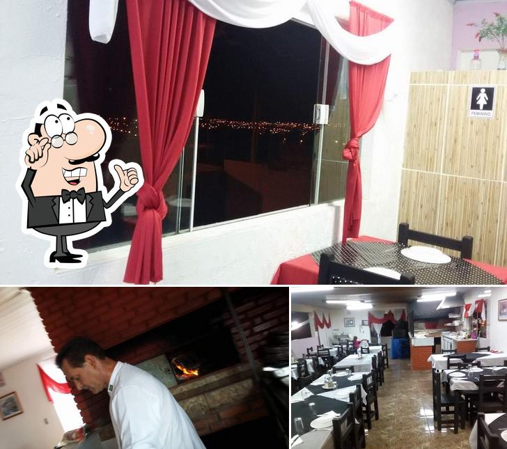 O interior do Rancho Da Pizza Braseiro