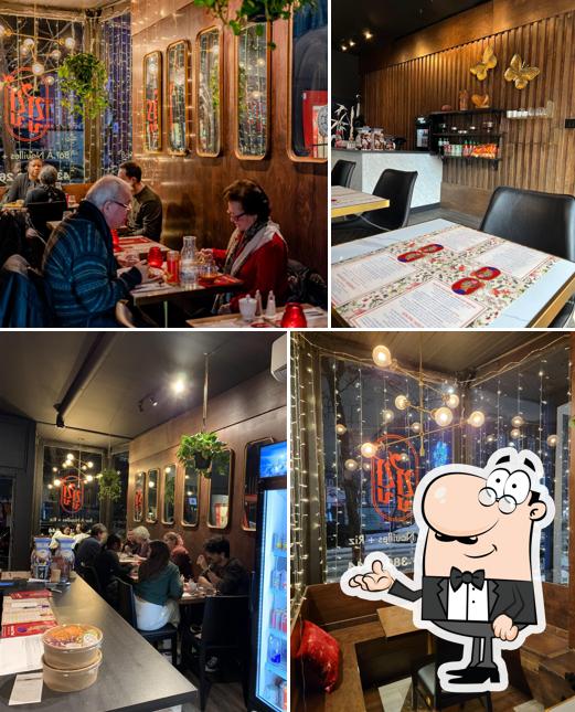 L'intérieur de Shushu Thai Bar À Nouille + Riz