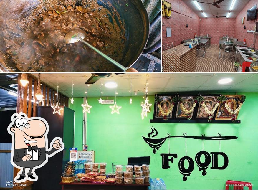 The picture of Vilva's Family Restaurant A/c’s interior and food