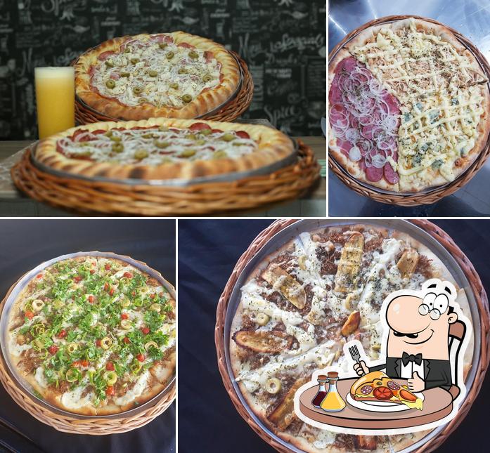 Peça pizza no Divino Sabor Pizzaria e Esfiharia