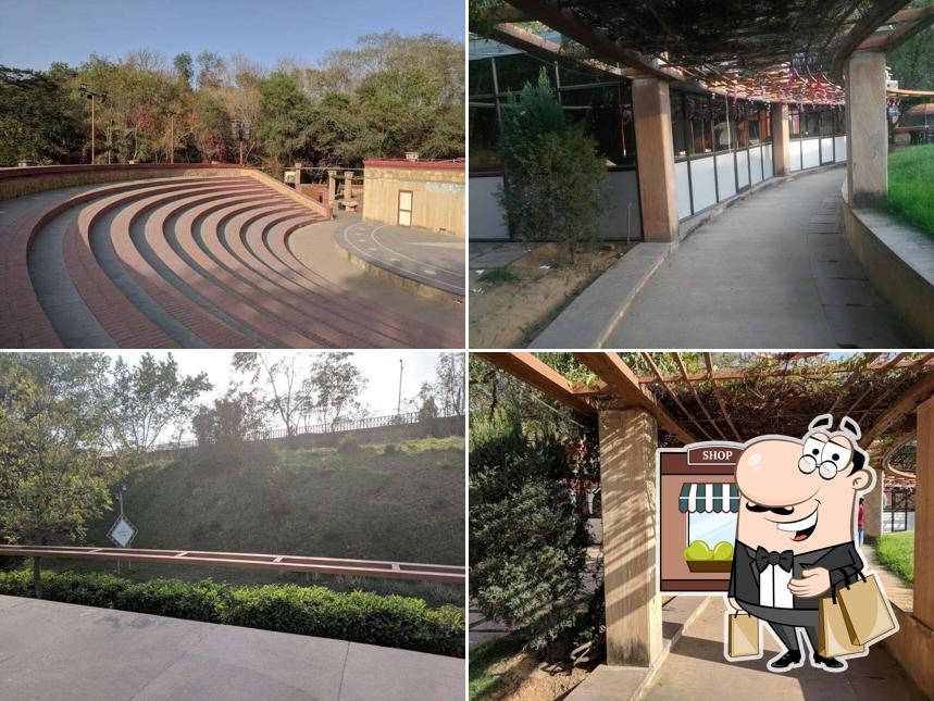 You can get some fresh air at the outside area of Garden Theatre Cafe
