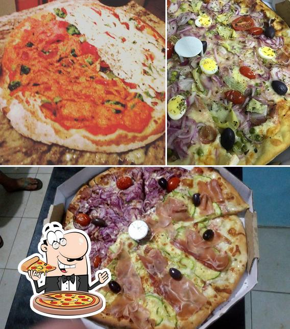 Escolha diversos estilos de pizza