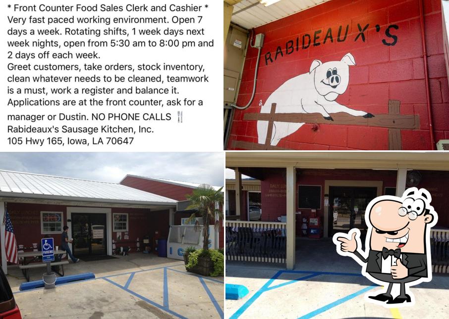 Rabideaux Sausage Kitchen in Iowa Restaurant menu and reviews
