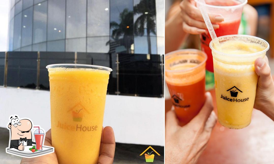 Desfrute de uma bebida no Juice House