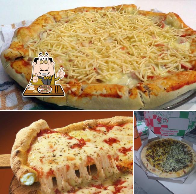 Consiga diferentes tipos de pizza