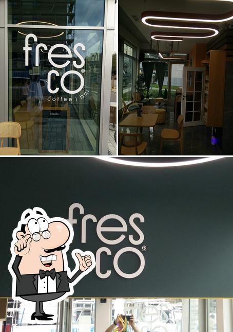The interior of Fresco Coffee bar