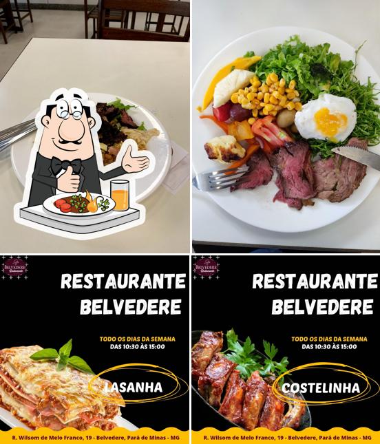 Comida em Restaurante Belvedere