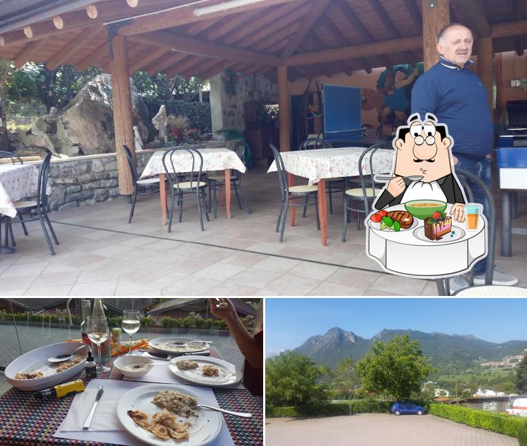 Dai un’occhiata alla foto che mostra la tavolo da pranzo e esterno di Ristorante Val Tress