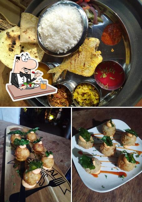 Food at Roots Chapora