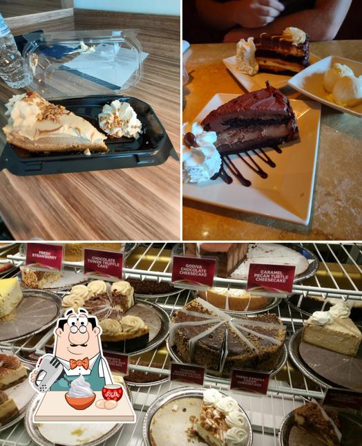 The Cheesecake Factory provides a selection of sweet dishes