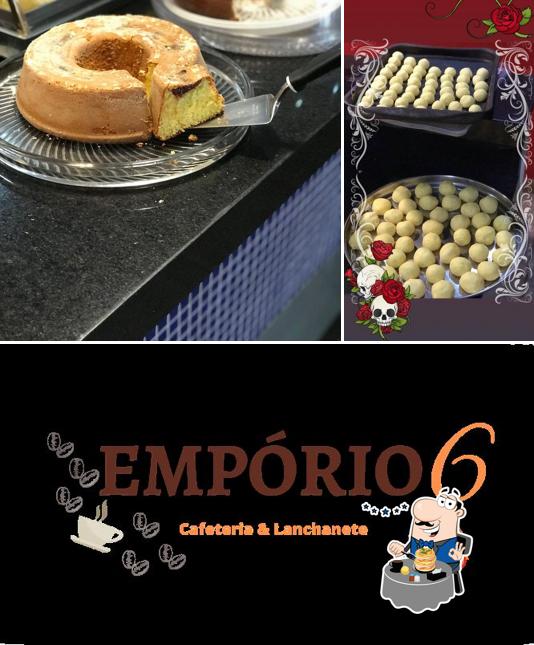 Platos en Emporio 6 e Cafeteria