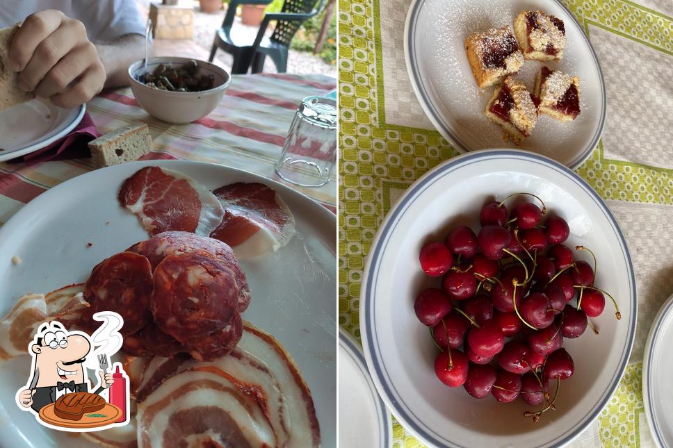 Aru Castagnu...agriturismo sert des repas à base de viande