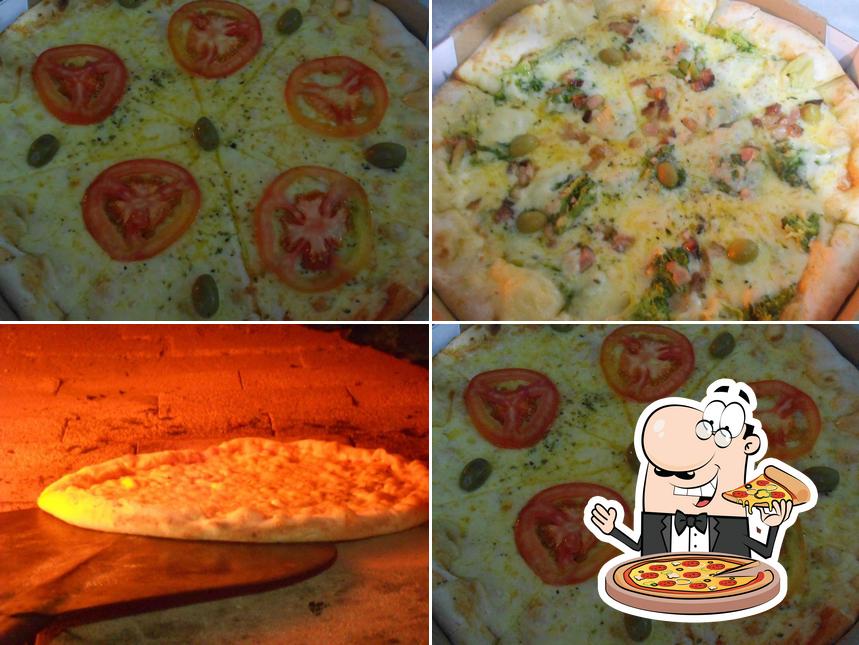 Peça diferentes estilos de pizza