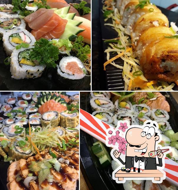 Escolha diversas opções de sushi