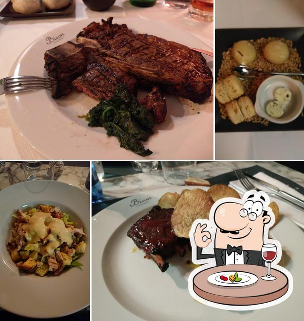 Food at Bison Steak House