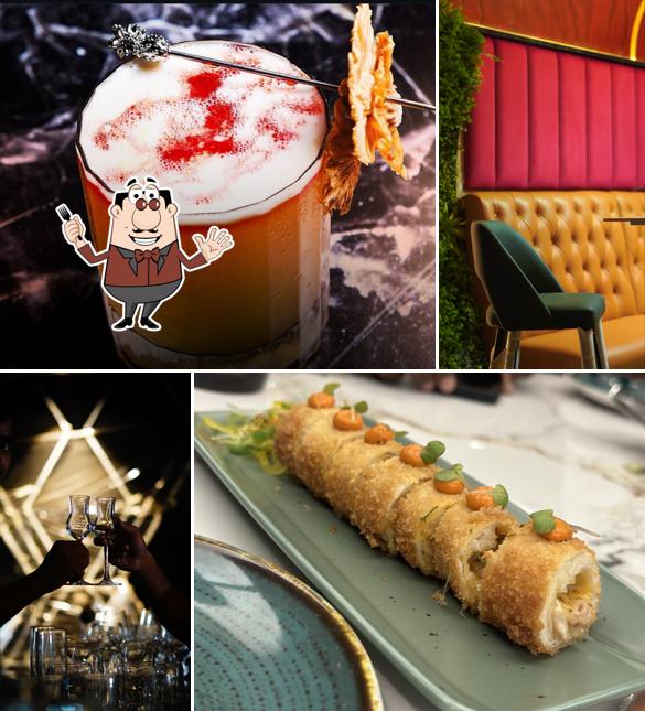 Food at Luna Rooftop & Lounge