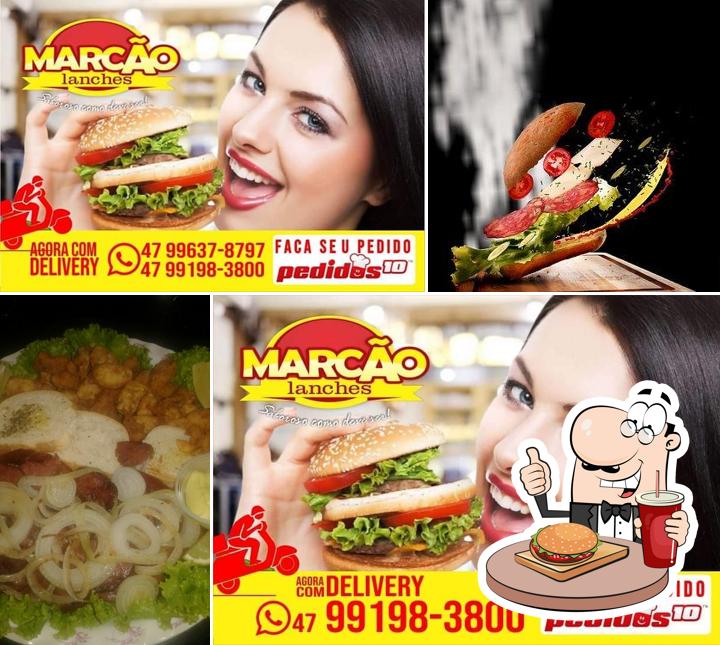 Hambúrguer em Marcão Lanches