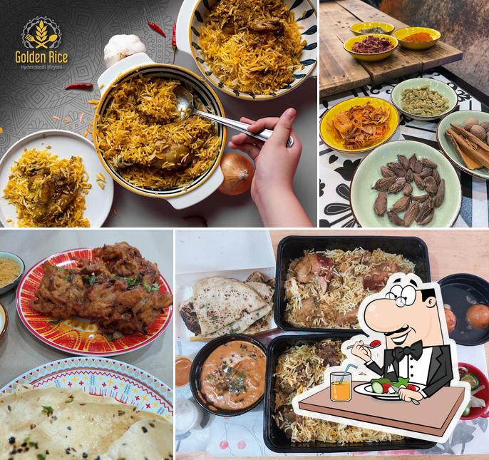 Golden Rice Hyderabadi Biryani Restaurant Devour Food Hub, Ciudad