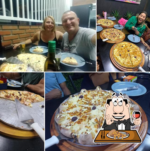 Peça pizza no Novo Sabor Pizzaria e Hamburgueria