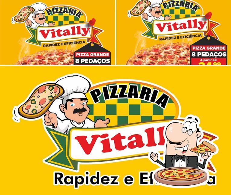 Peça diversos variedades de pizza