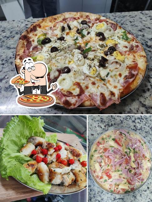 Experimente pizza no Restaurante Saborear