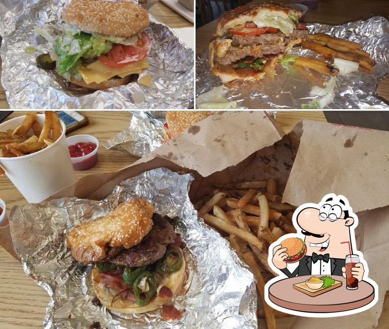 Try out a burger at Five Guys