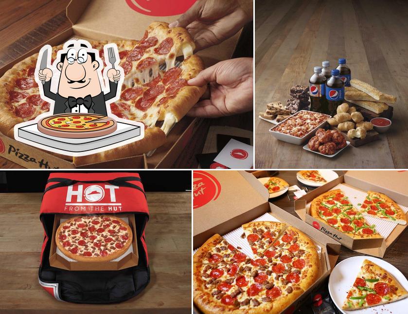 Try out pizza at Pizza Hut