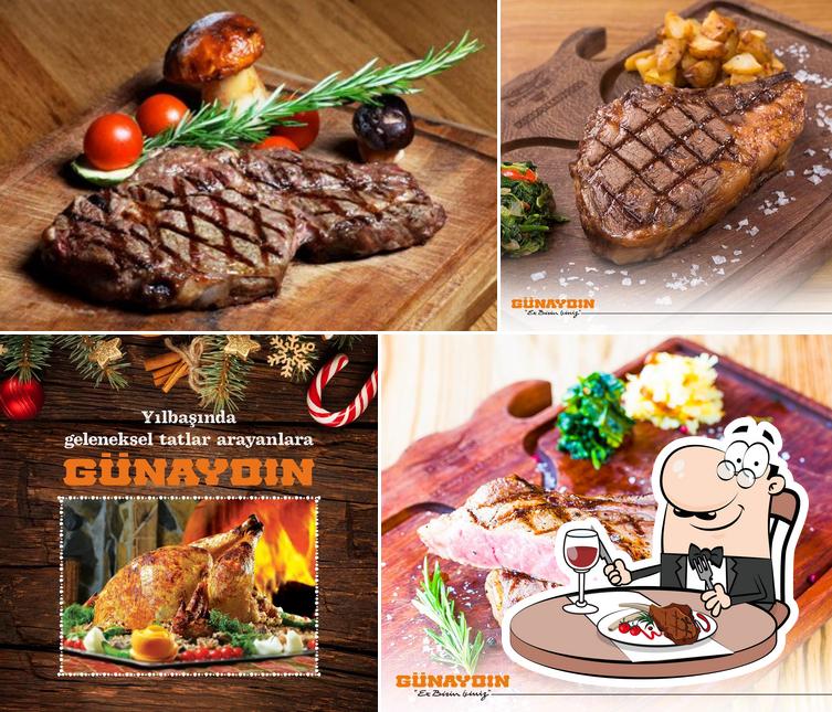 Order meat meals at Günaydın Kebap & Kasap Steakhouse Antalya