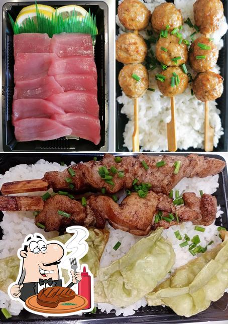 Essayez des repas à base de viande à Sushi Wu