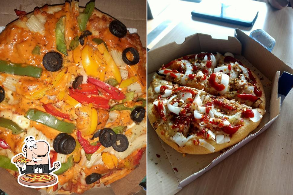 At Domino's Pizza, you can get pizza