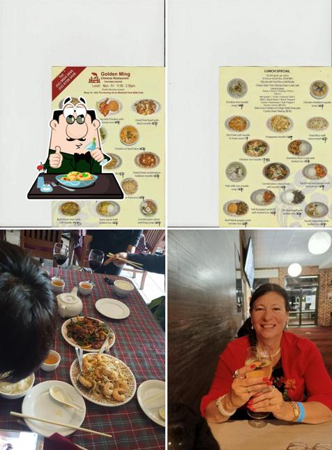 Помимо прочего, в Golden Ming Chinese Restaurant есть еда и внутреннее оформление