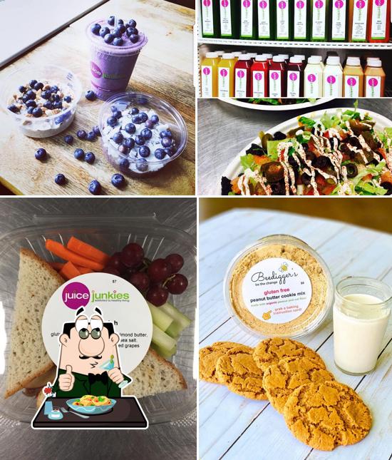 Juice Junkies Vegan Cafe & Juice Bar in Fort Worth Restaurant menu