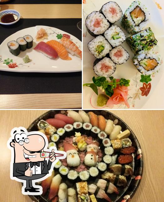 Scegli le varie opzioni di sushi