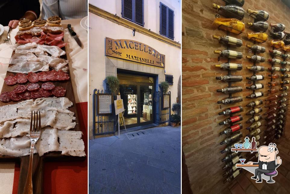 Gli interni di Osteria del Norcino